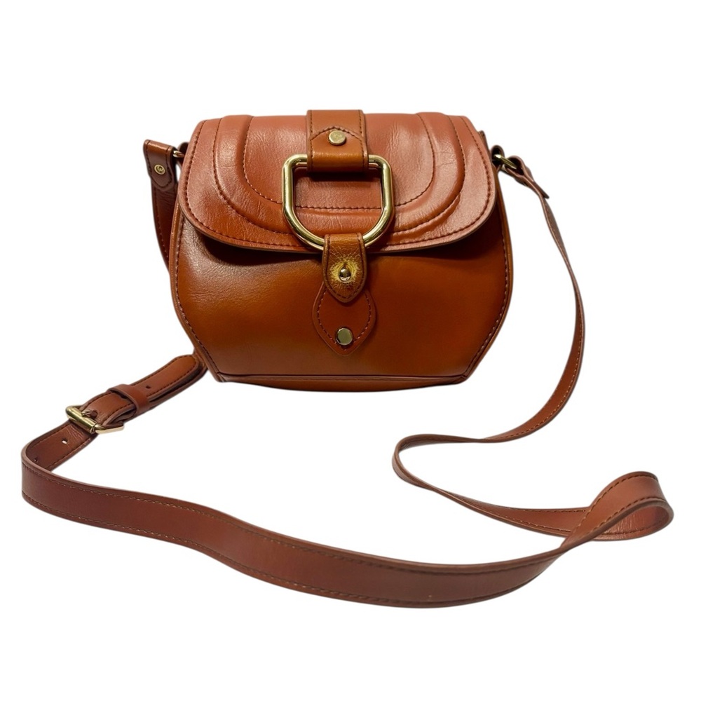 Elegant‎ Brown Leather Crossbody Bag